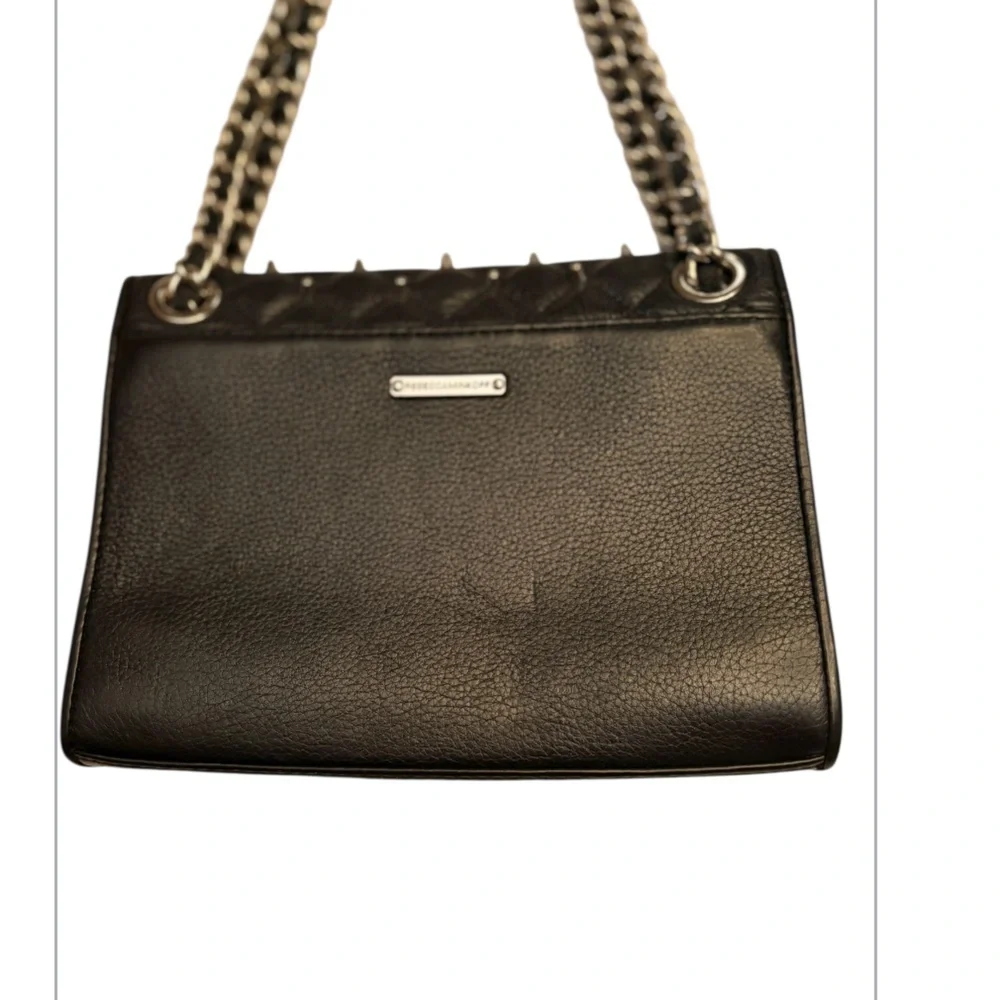 Rebecca Minkoff Mini Quilted Affair with Studs in Black with Gold Hardware - Picture 8 of 11